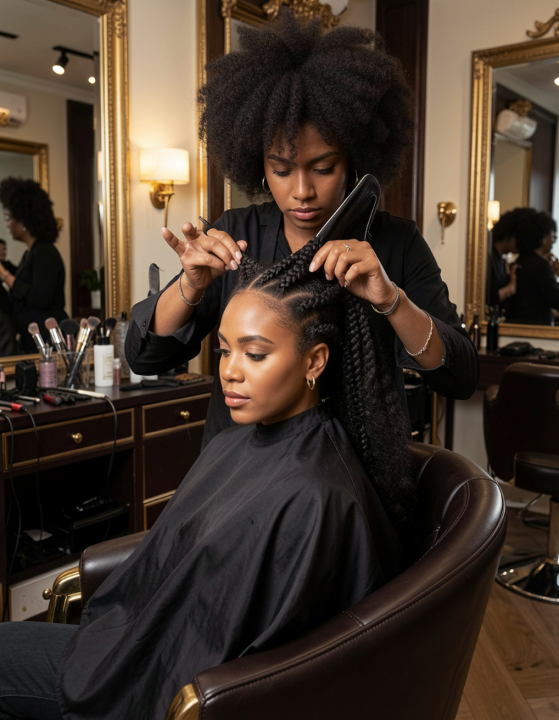 Professora do Curso de Tranças Afro VIP