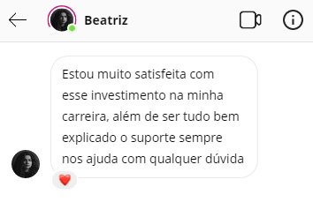 Depoimento da aluna Beatriz